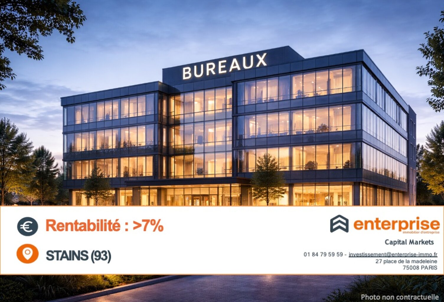 OPPORTUNITÉ D'INVESTISSEMENT - STAINS - RENTABILITÉ >7% — photo 1
