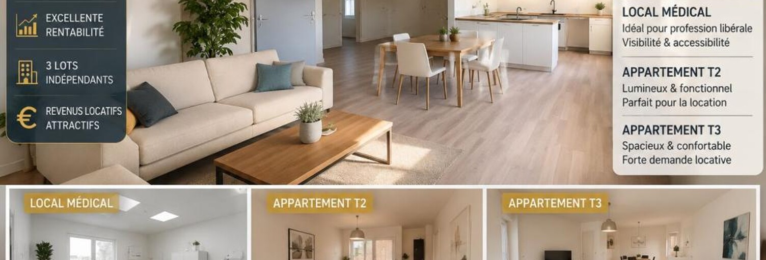 Appartement 1 Pièce 300 m² à vendre à Saint-Jean-d'Angély (17400)