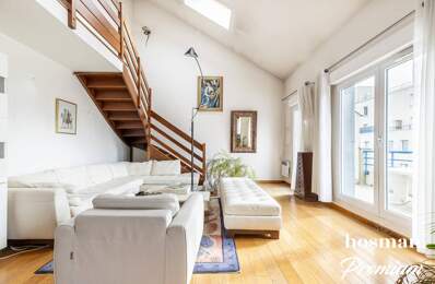 Duplex de 147 m2 - Dernier étage - Traversant et avec un balcon - 4 chambres - Proche canal / Métro église de Pantin — photo du bien