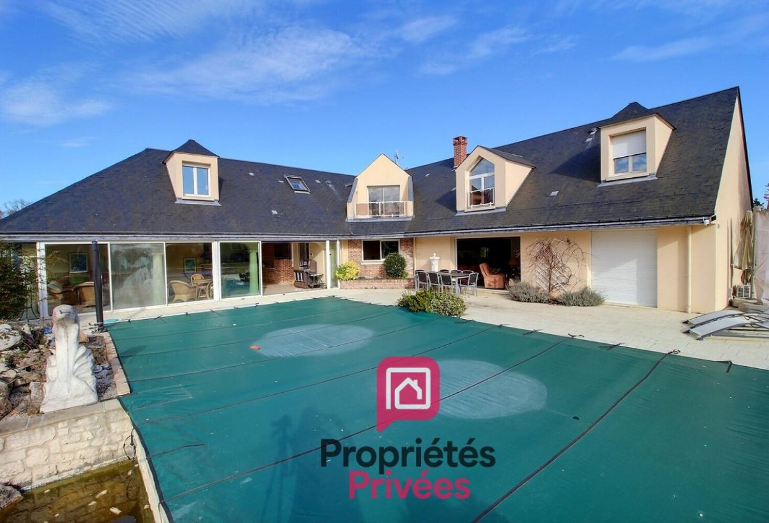 A seulement 1h de PARIS - PROPRIETE CONTEMPORAINE D'EXCEPTION de 350 m2 - PISCINE chauffée - JACUZZI - PARC ARBORE d'environ 4200  m2 - Classe énergétique A ! — photo 1