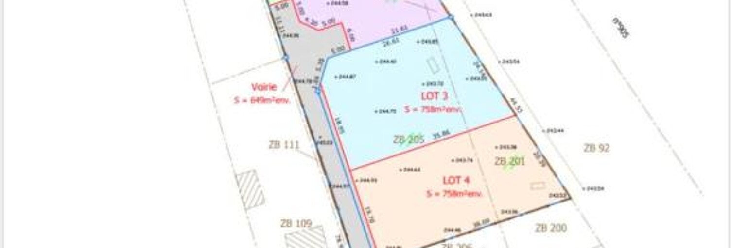 Terrain  758 m² à vendre à Gevry (39100)
