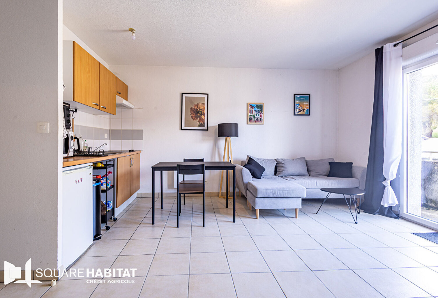 Appartement T2 vendu loué avec balcon et parking — photo 1