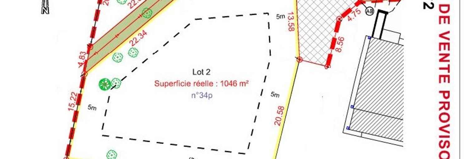 Terrain  1046 m² à vendre à Saint-Jean-de-Marsacq (40230)