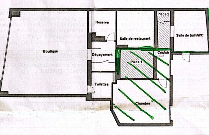 Local commercial  ABBESSES MONTMARTRE 55m2 — photo 4