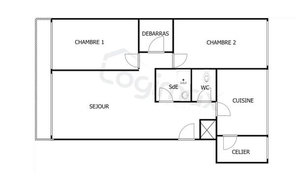 Appartement 3 pièces  à vendre Rochelle (La) 17000
