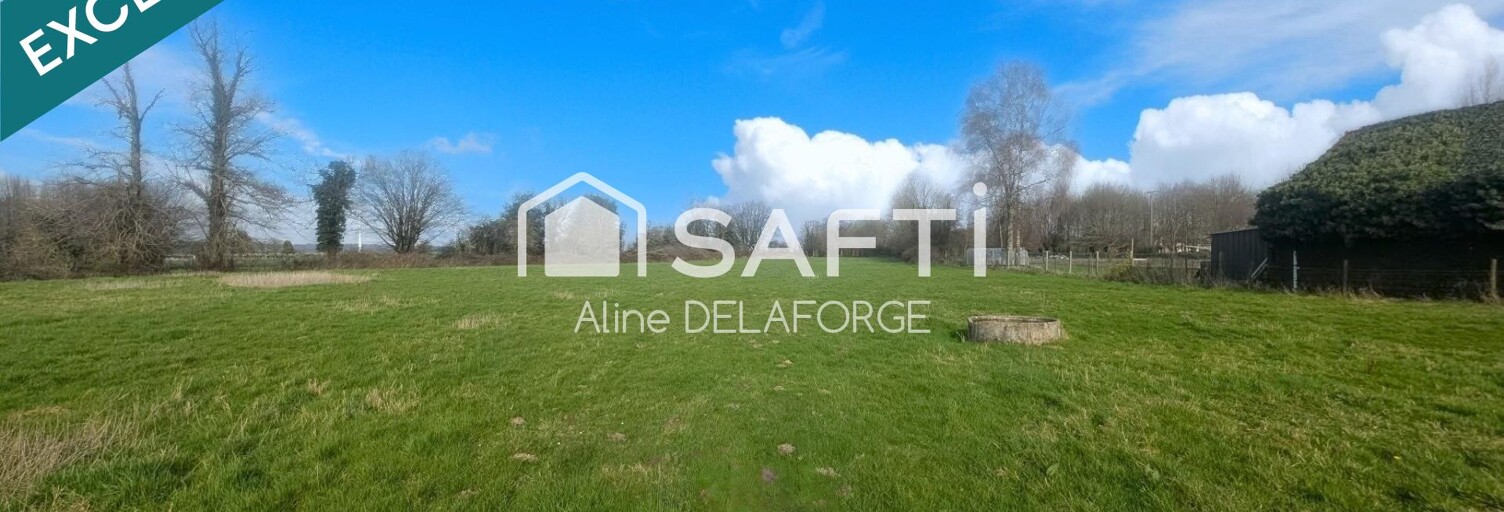 Terrain  1000 m² à vendre à Grand-Rullecourt (62810)