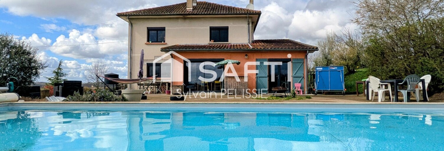 Maison 7 Pièces 167 m² à vendre à Castelnau-Montratier (46170)