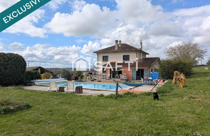 Maison 167m² performante (DPE C) sur les hauteurs avec piscine au sel et terrain 1,7 Ha — photo 2