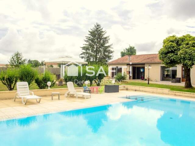 Maison plain-pied 5 pièces + piscine chauffée — photo du bien