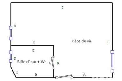 Appartement 1 pièces 39000 €