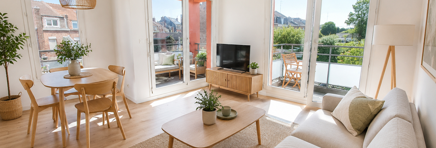 Appartement 3 Pièces 62 m² à vendre à Saint-André-lez-Lille (59350)