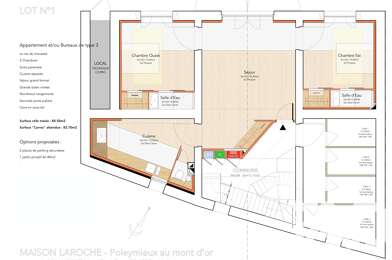 Appartement 3 pièces 215000 €