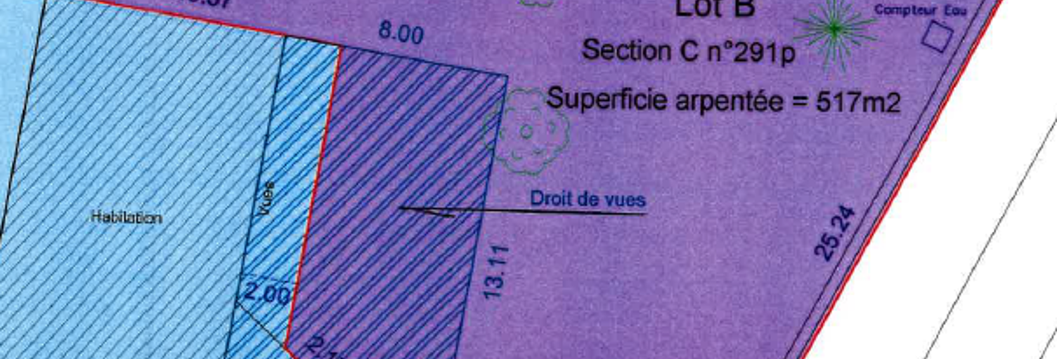 Terrain  517 m² à vendre à La Houssaye-en-Brie (77610)