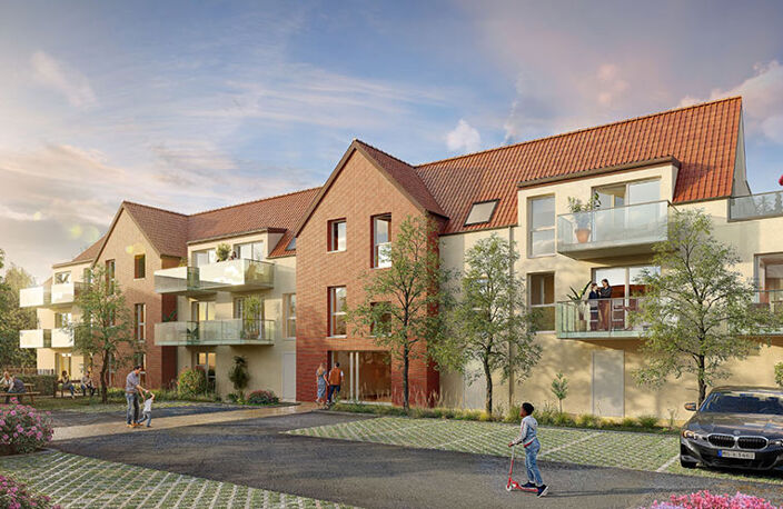 Programme neuf à Villeneuve-d'Ascq : une adresse rare avec appartements et maisons au cœur du quartier prisé d'Ascq — photo 5