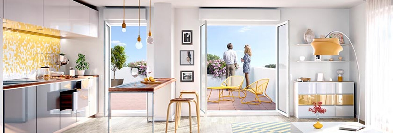 Appartement neuf T2, T3, T4 Pièce 38 à 88 m² à vendre à Orléans (45000)