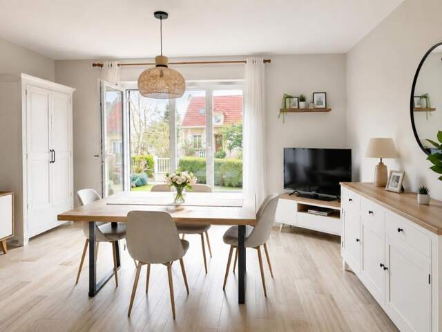 MAISON EN PIERRE FAMILIALE 5 PIECES - SAINT LEU D'ESSERENT (60340) - DPE C - CALME - JARDIN - GARAGE - CAVE - POTENTIEL - PROXIMITE ECOLES, COLLEGE, COMMERCES — photo du bien