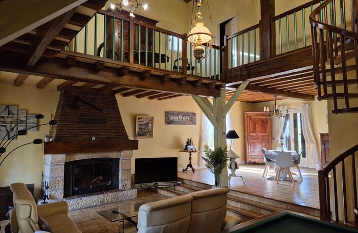47Lot-et-Garonne (47) –  Villa semi enterrée avec piscine — photo 4