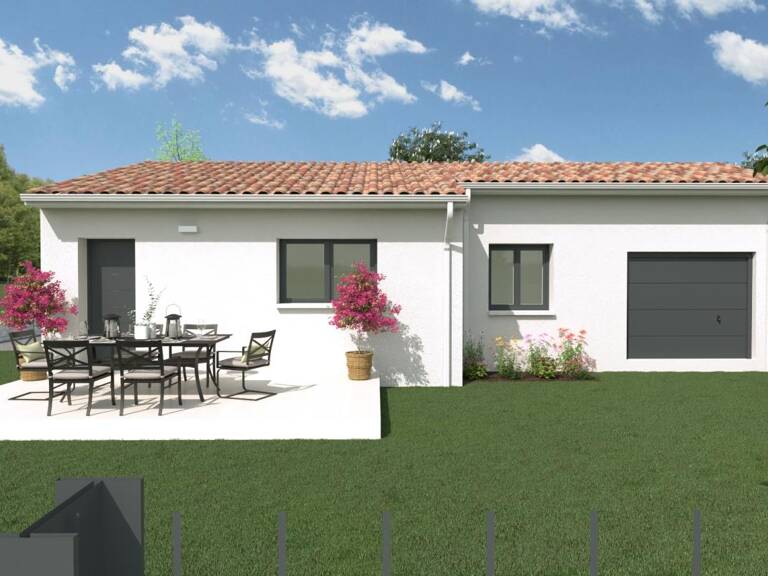 CHOMERAC: Maison 2 chambres - 70 m²h — photo 1