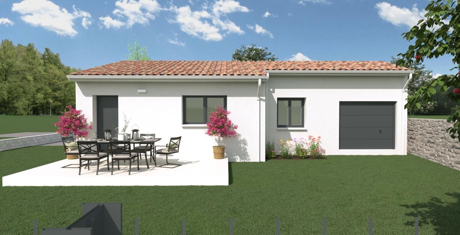 CHOMERAC: Maison 2 chambres - 70 m²h — photo 1