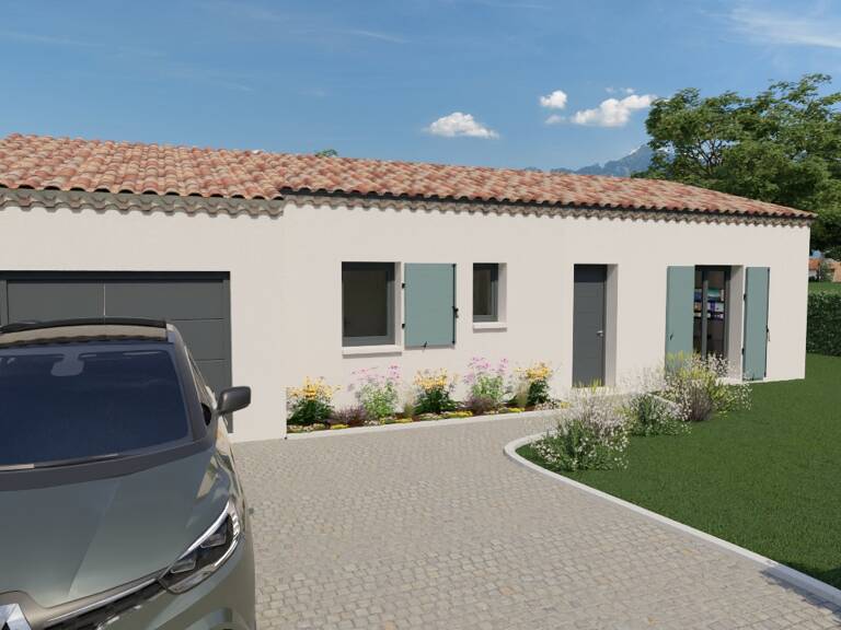 À vendre : Maison neuve de plain-pied – 3 chambres – Bagnols-sur-Cèze (30200) — photo 1