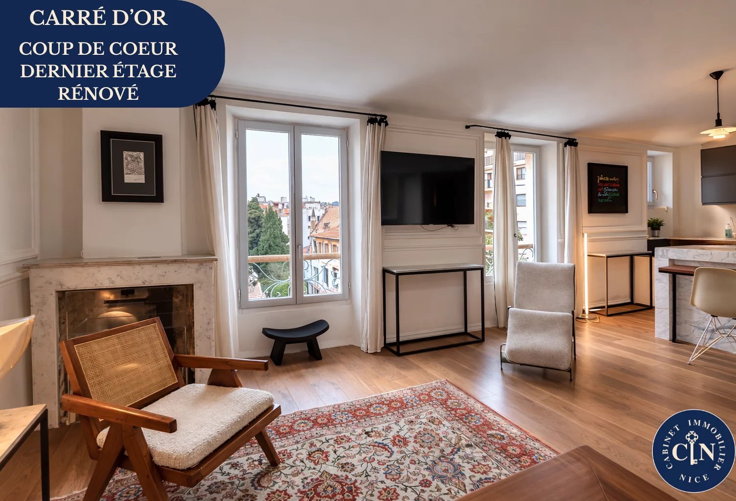 Appartement duplex – Dernier étage – Charme & rénovation – Nice — photo 1