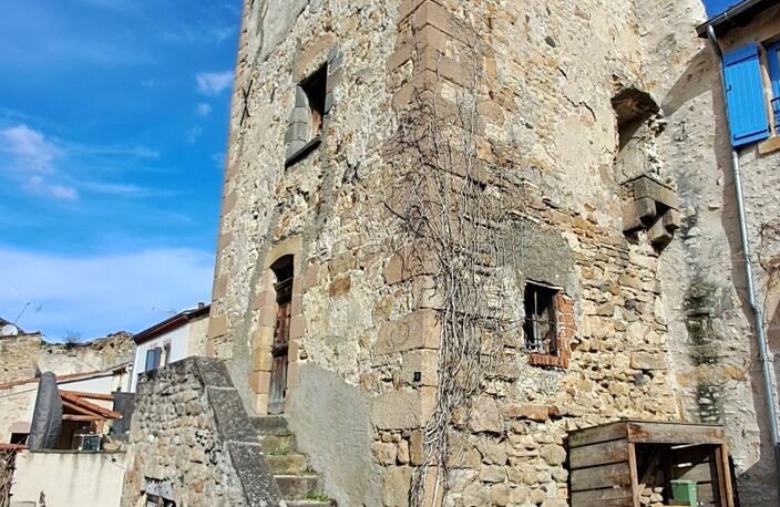 Batisse de caractère en pierre à rénover  SAUVAGNAT SAINTE MARTHE (63) — photo 2