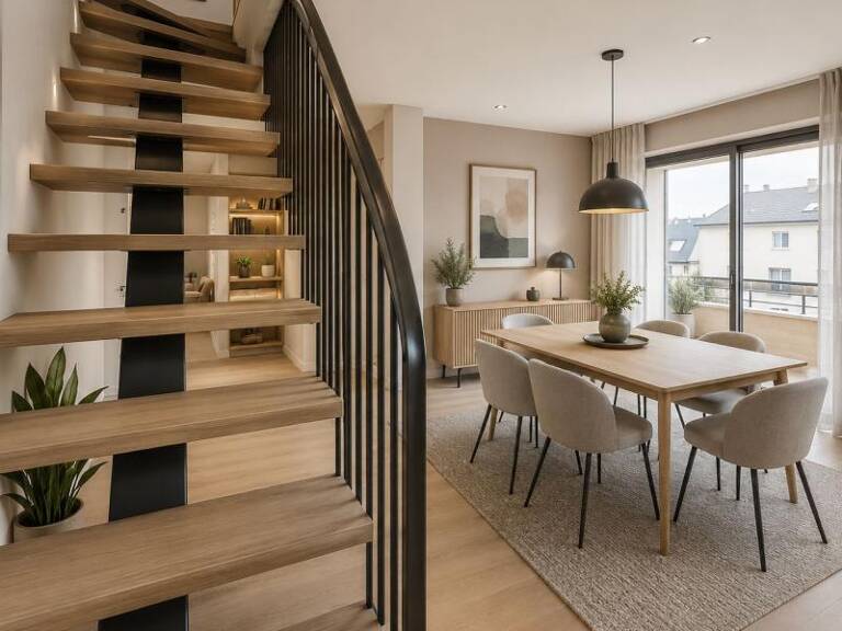 À vendre – Spacieux duplex lumineux à rénover en plein centre-ville de Saint-Brieuc — photo 1