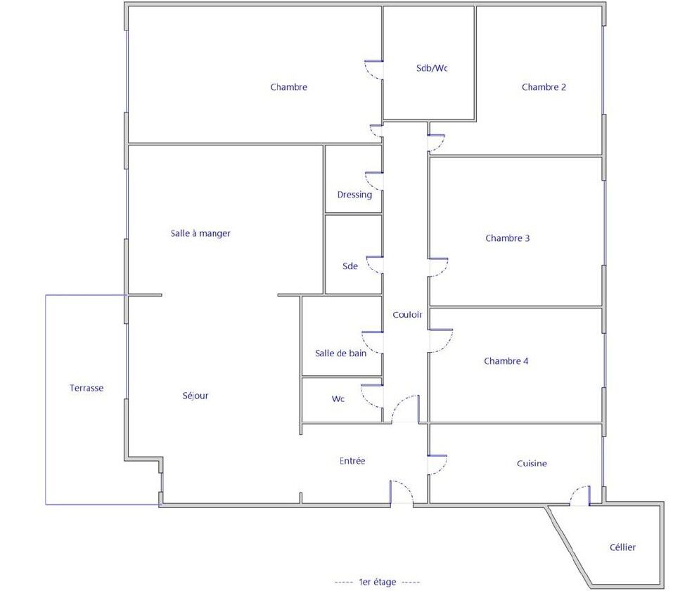Appartement F6 dans résidence de standing
