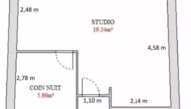 Appartement 2 pièces  à vendre Cassis 13260