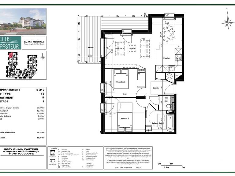 Vente Appartement 3 pièces — photo 1