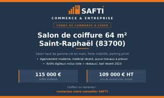 Commerce  64 m² à vendre à Saint-Raphaël (83700)