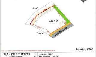 Terrain  585 m² à vendre à Marçay (86370)