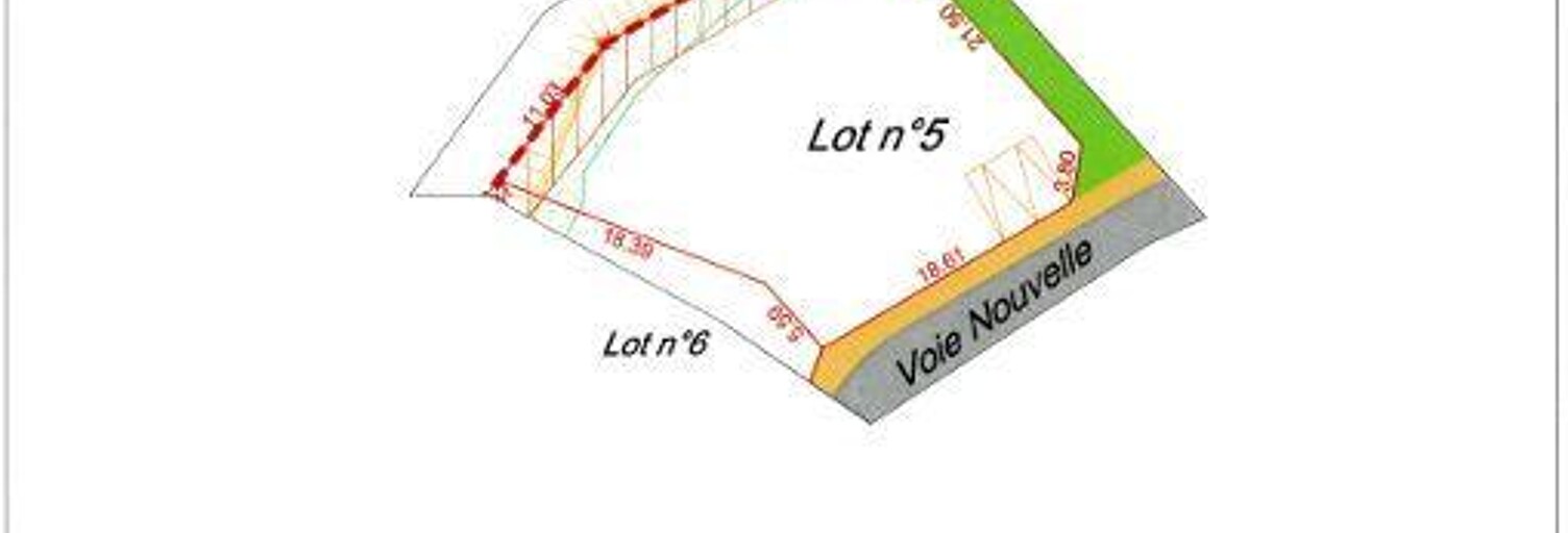 Terrain  585 m² à vendre à Marçay (86370)