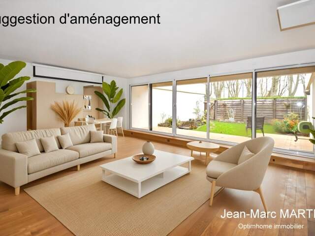Villeneuve-d’Ascq – Appartement 107 m² avec rez-de-jardin privatif fermé et sécurisé – Résidence de standing – Chaîne des Lacs à pied — photo du bien