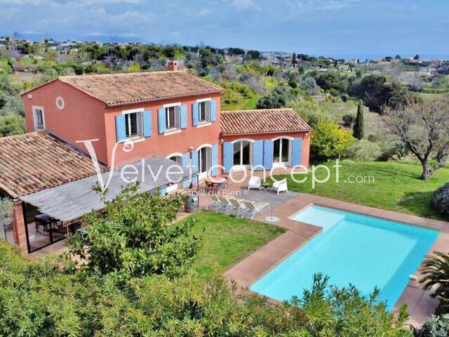 Cagnes/mer - villa de 192 m² - 5 chambres au calme avec piscine — photo du bien