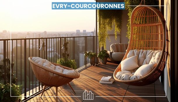 Appartement 2 pièces  à vendre Courcouronnes 91080