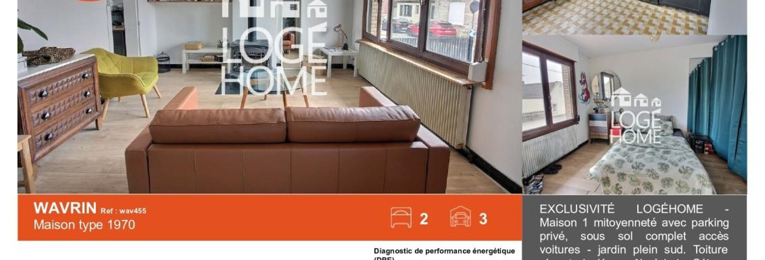 Maison 3 Pièces 57 m² à vendre à Allennes-les-Marais (59251)