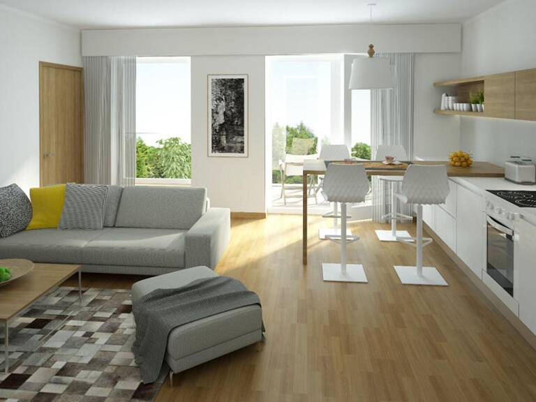 Appartement Lyon 2 pièce(s) 46.70 m2 — photo 1