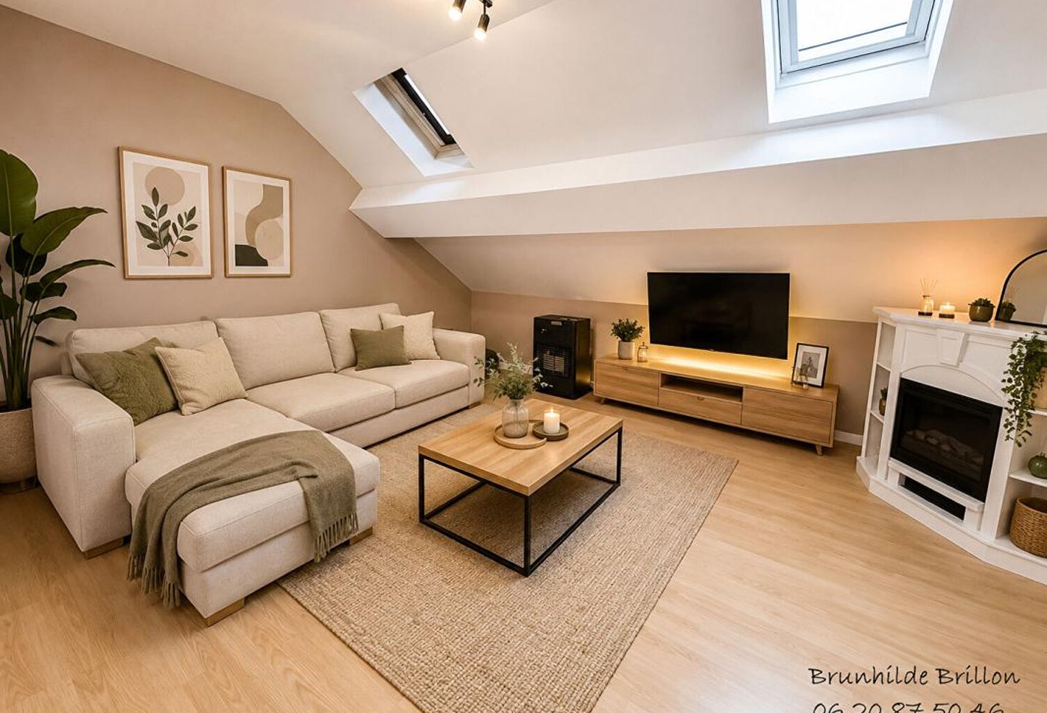 Liévin, appartement  duplex , 1 chambre, stationnement — photo 1