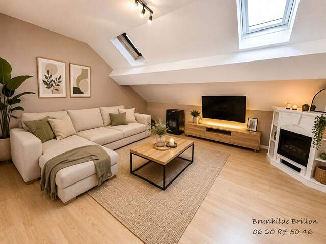 Liévin, appartement  duplex , 1 chambre, stationnement — photo du bien