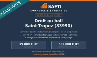 Commerce  147 m² à vendre à Saint-Tropez (83990)