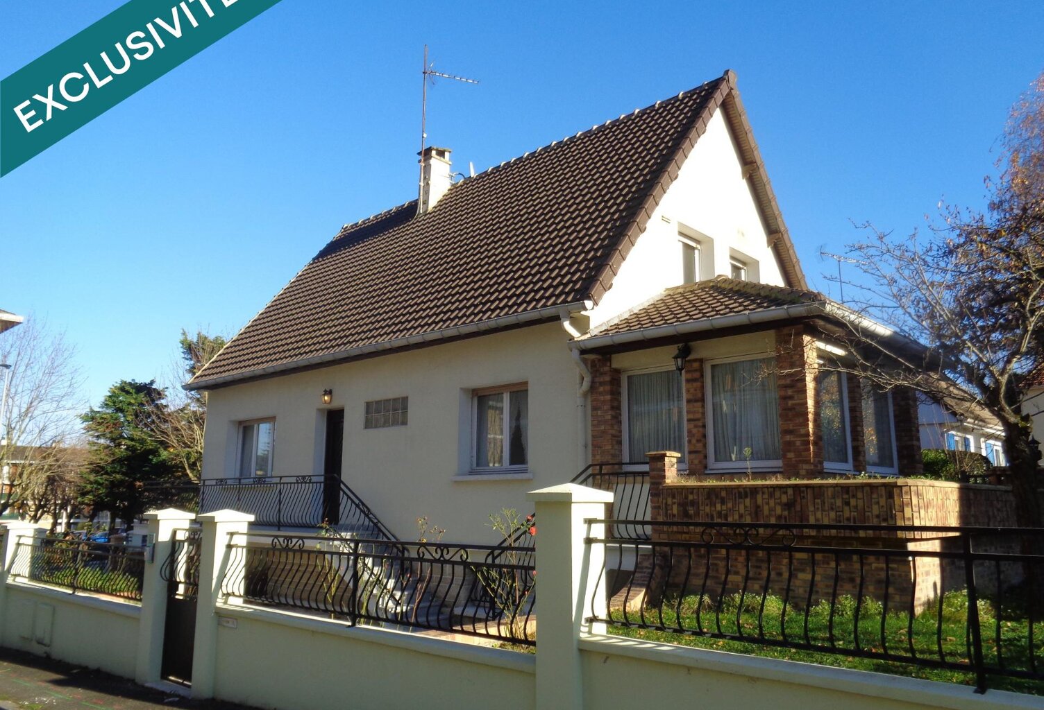 CENTRE-VILLE MAISON FAMILIALE 6 PIECES 4 CHAMBRES + VERANDA + SOUS-SOL TOTAL — photo 1