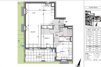 Appartement 3 pièces 519000 €