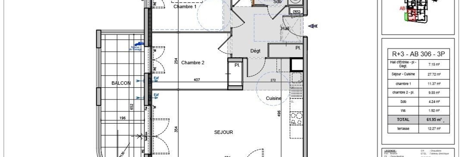 Appartement 3 Pièces 62 m² à vendre à Antibes (06600)