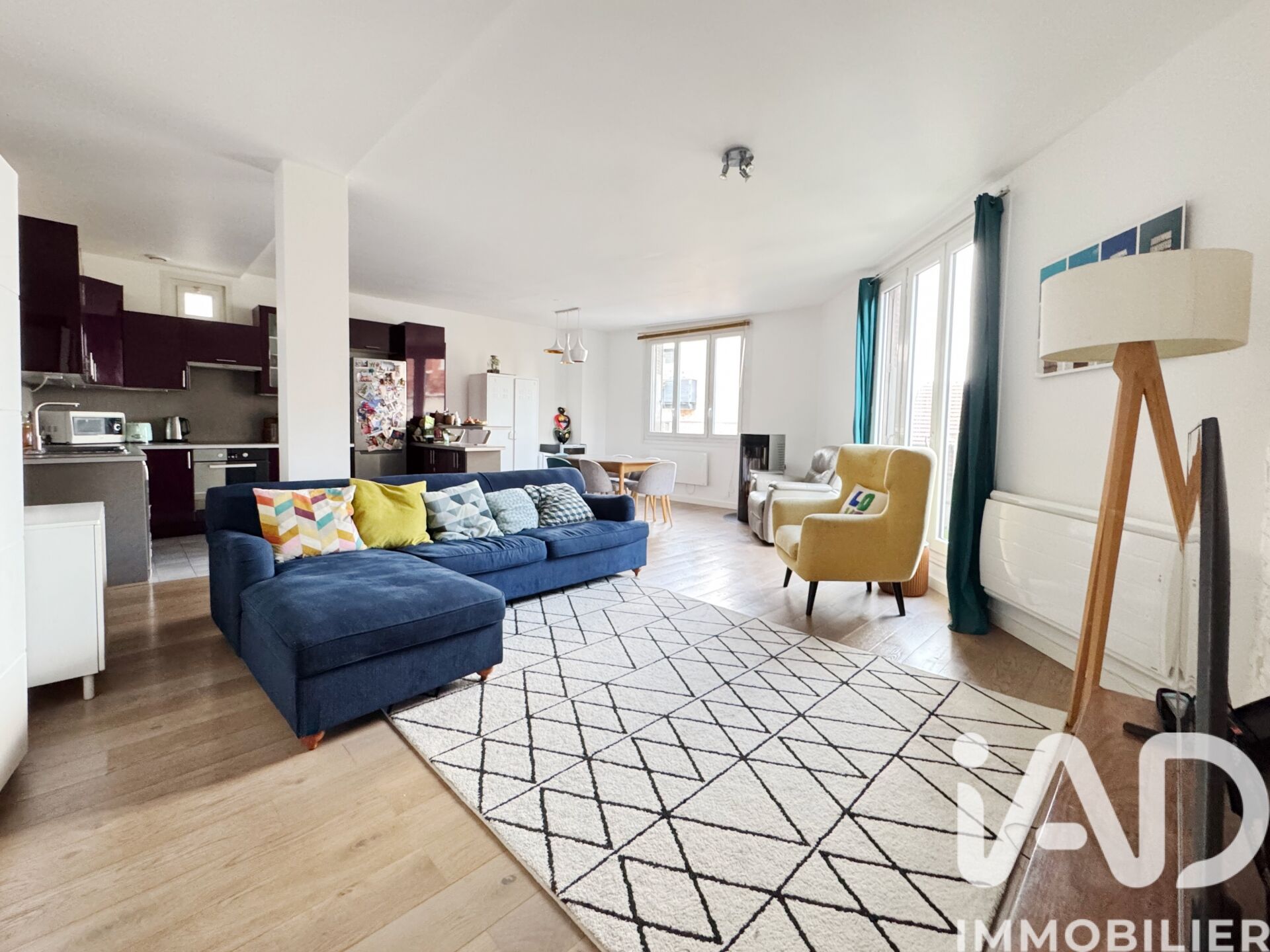 Issy-les-Moulineaux - 86m² - 4p. - 3ch.