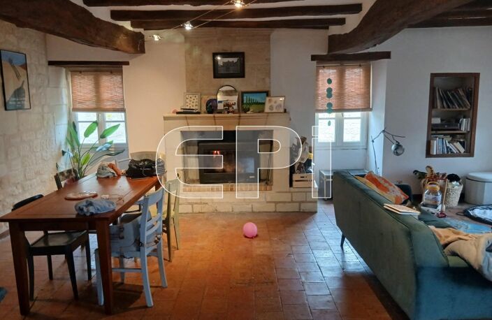 LERNE. En campagne à 15 min de Chinon, maison d'habitation anci — photo 5