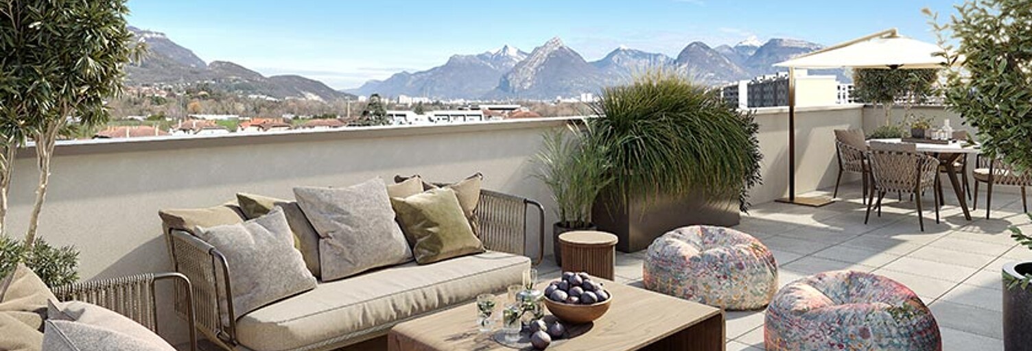 Appartement neuf T1, T2, T3 Pièce 28 à 63 m² à vendre à Échirolles (38130)