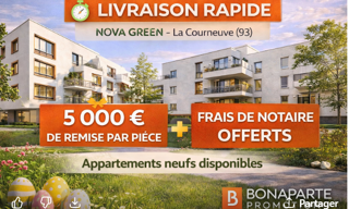 Appartement 2 Pièces 65 m² à vendre à La Courneuve (93120)