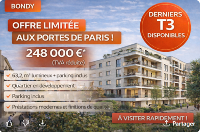 Appartement 2 pièces 248000 €