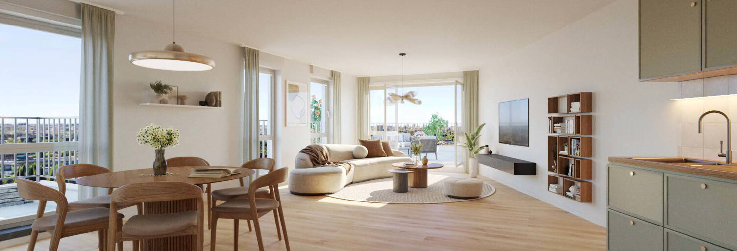 Appartement neuf T2, T3, T4 Pièce 37 à 82 m² à vendre à Ormesson-sur-Marne (94490)